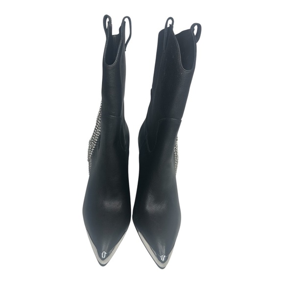 Daniel x Diamond Black Stagecoach Heeled Boot. Sz: 6.5 - Picture 7 of 11